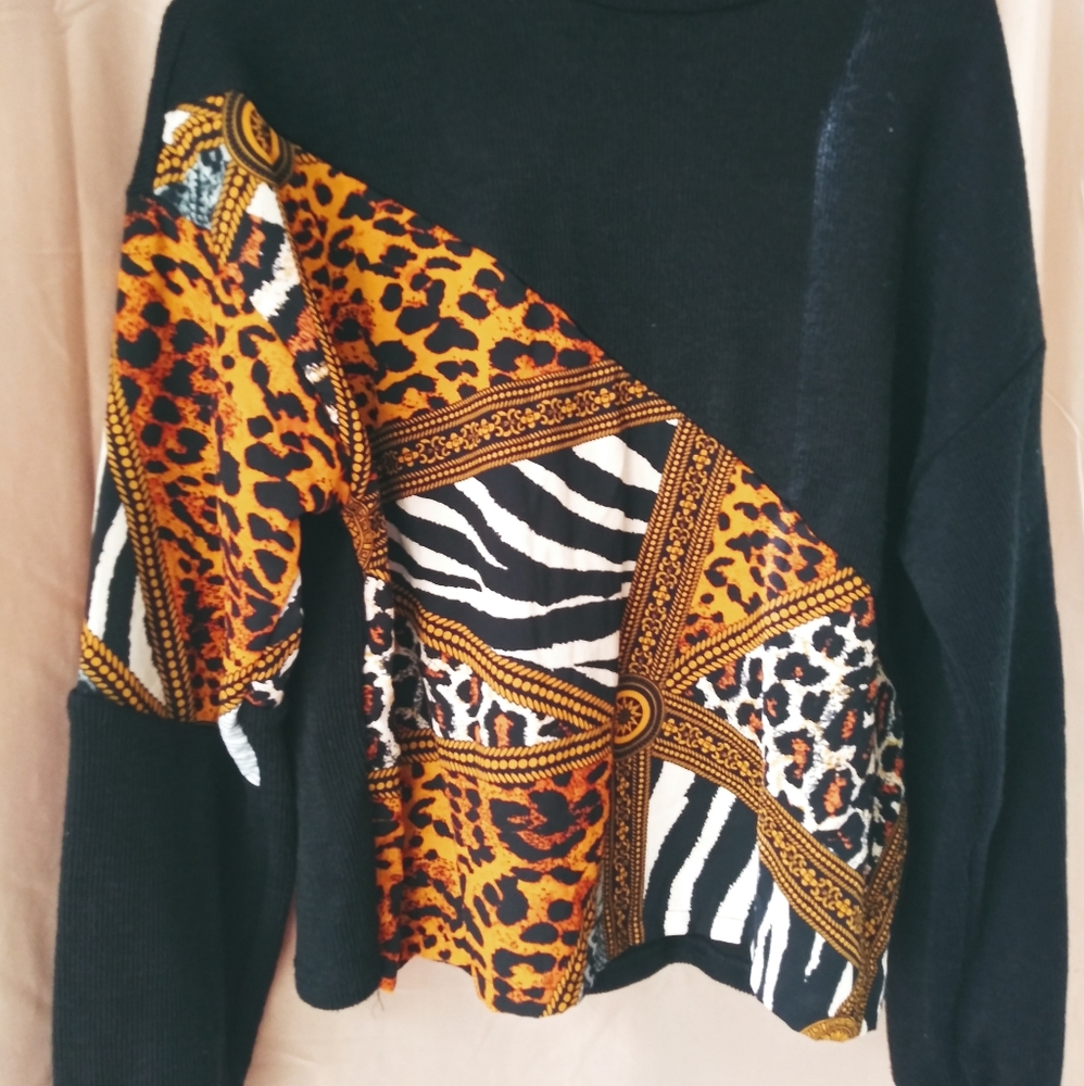 Mock neck sweater